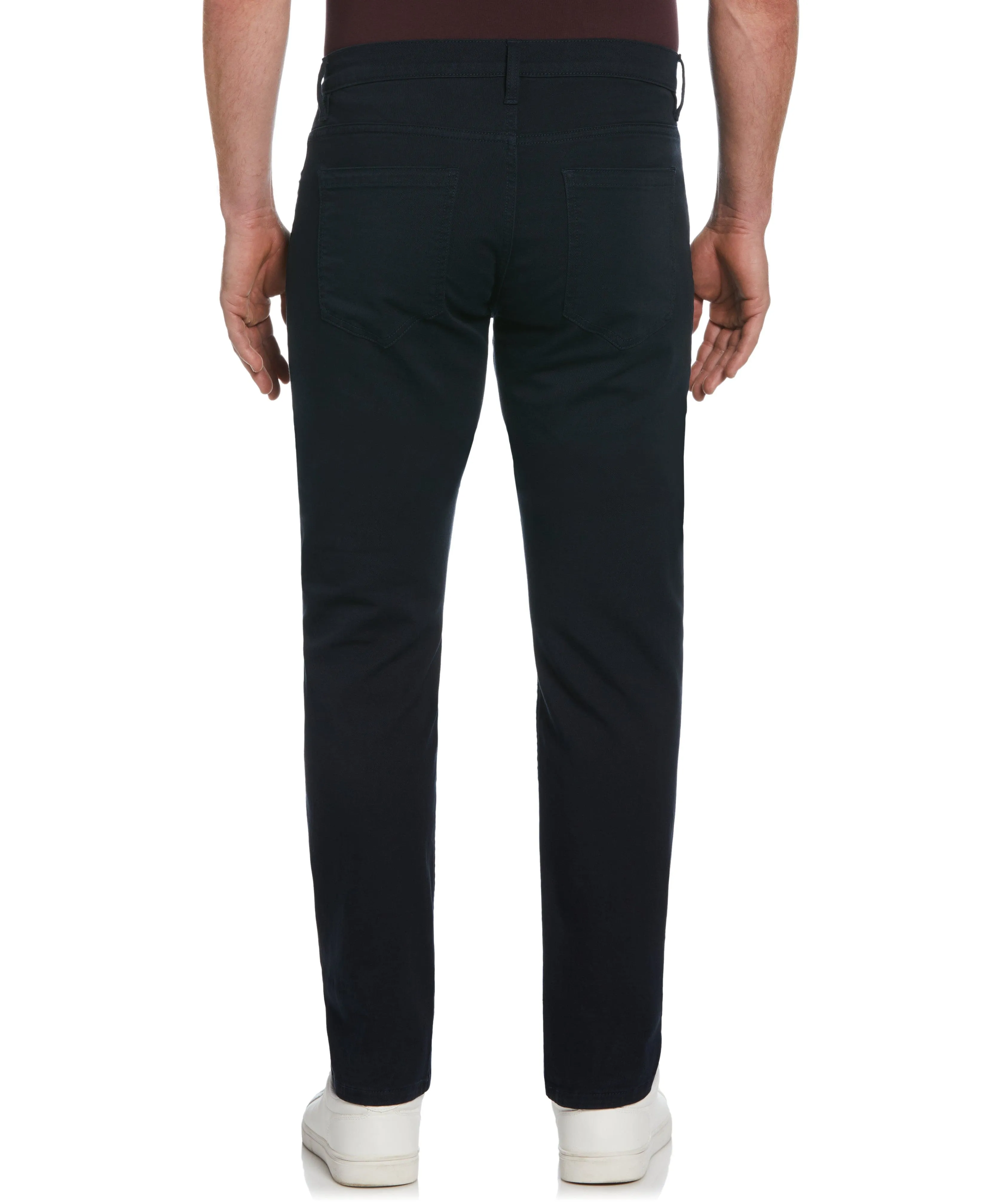 Slim Fit Dyed Solid Twill Five Pocket Pant sold by Perry Ellis product image thumbnail 2