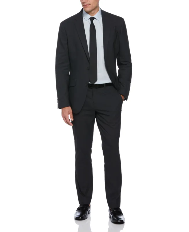 Slim Fit Stretch Charcoal Washable Suit sold by Perry Ellis