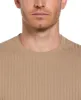 Ribbed Crew Neck Tee sold by Perry Ellis
