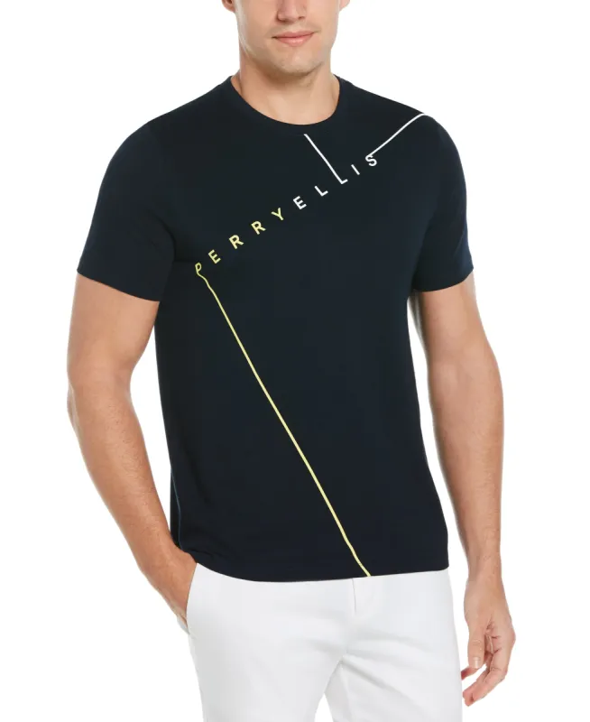 Perry Ellis Logo Crew Neck Tee sold by Perry Ellis
