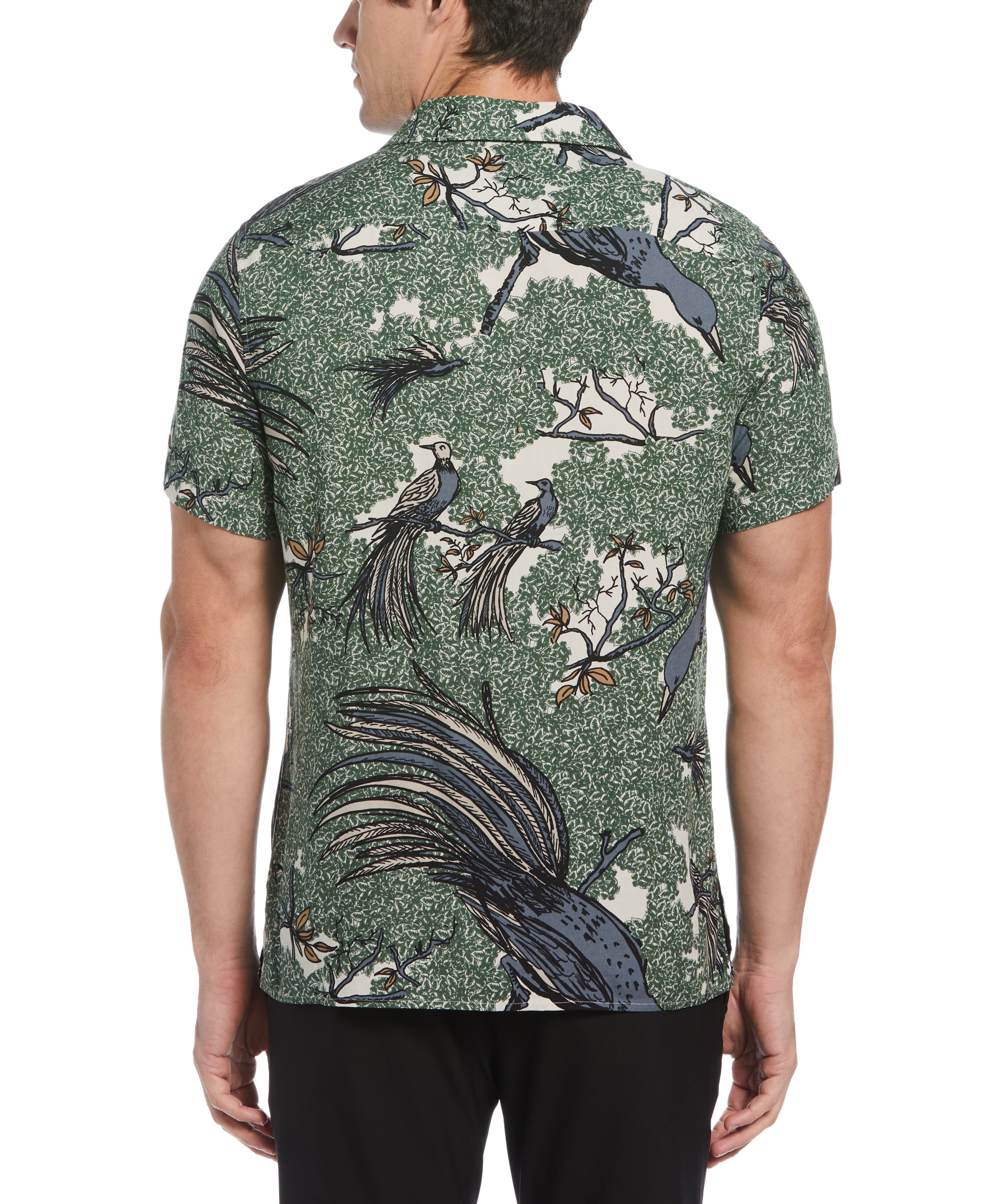 Large Bird Print Soft Shirt sold by Perry Ellis product image thumbnail 2