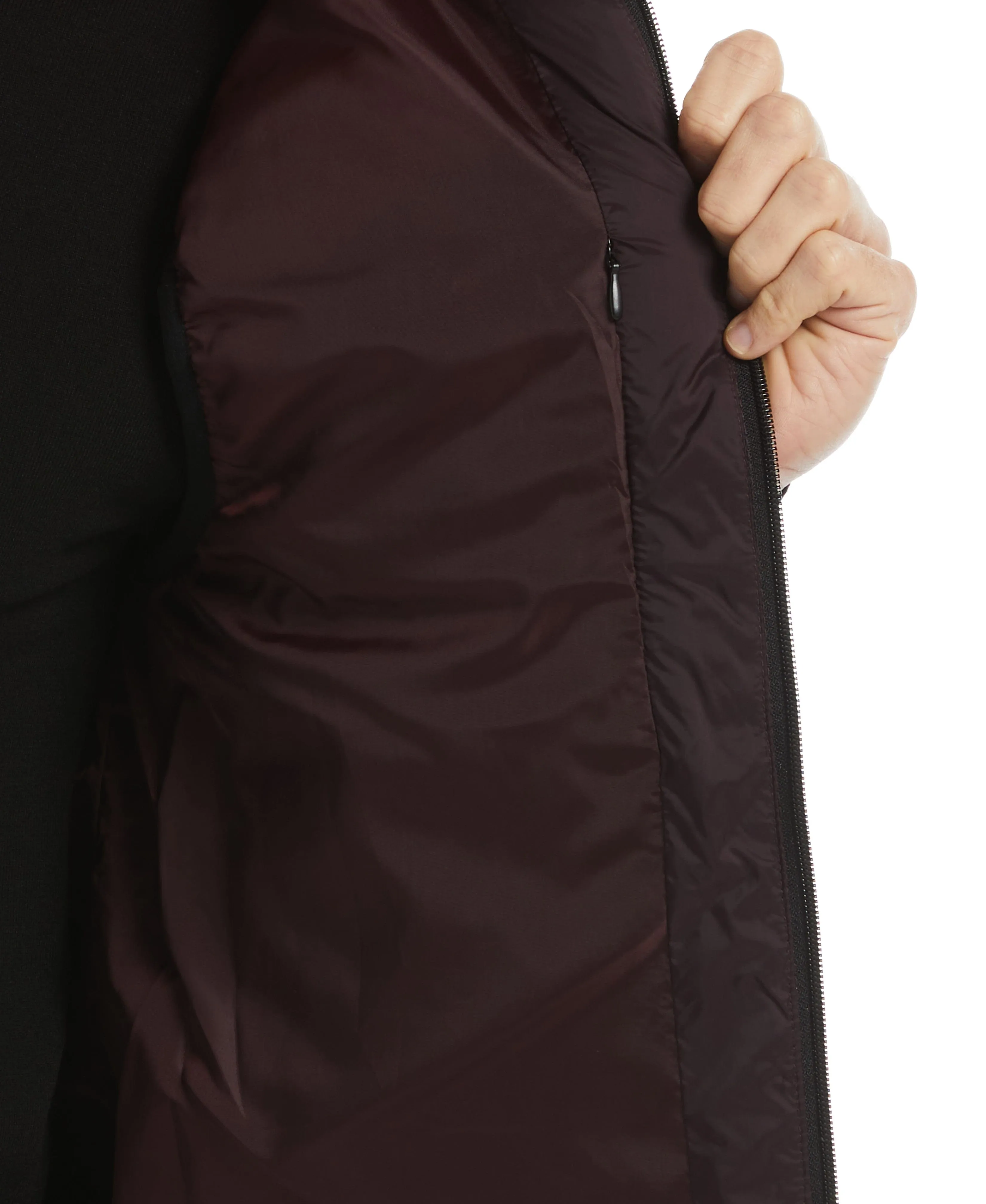 Lightweight Puffer Vest - Burgundy Red sold by Perry Ellis product image thumbnail 3