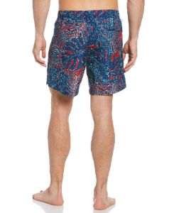 Palm Print Swim Short sold by Perry Ellis