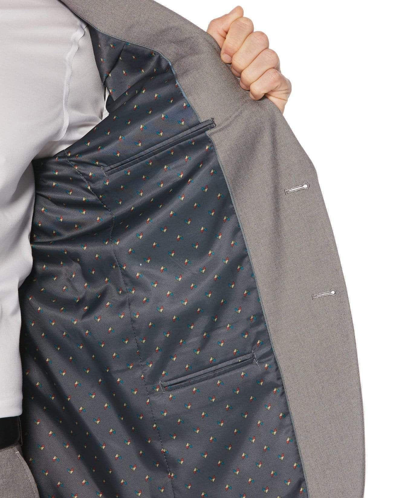 2 Piece Solid Gray Suit sold by Perry Ellis product image thumbnail 5