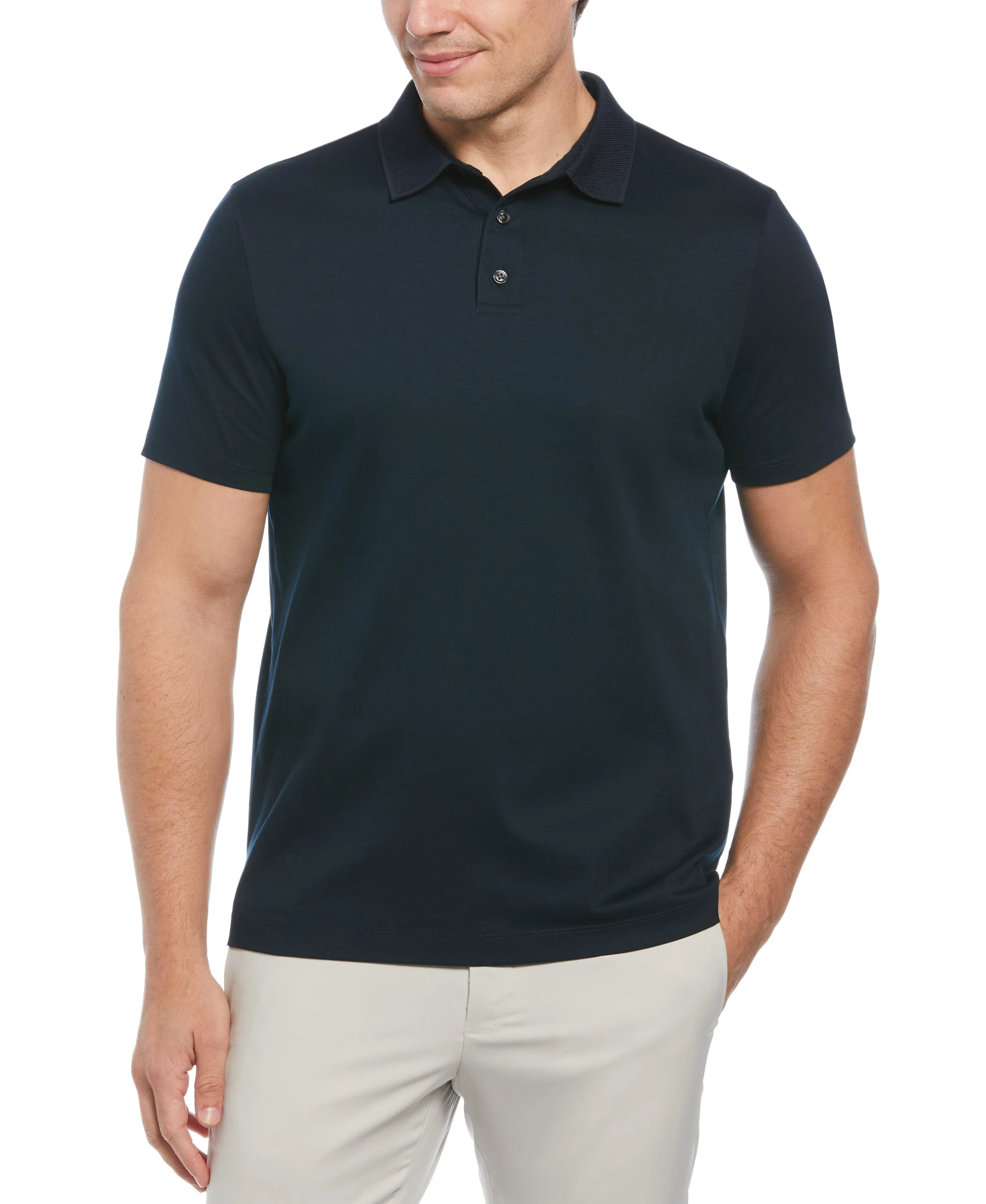 Cool Interlock Polo sold by Perry Ellis