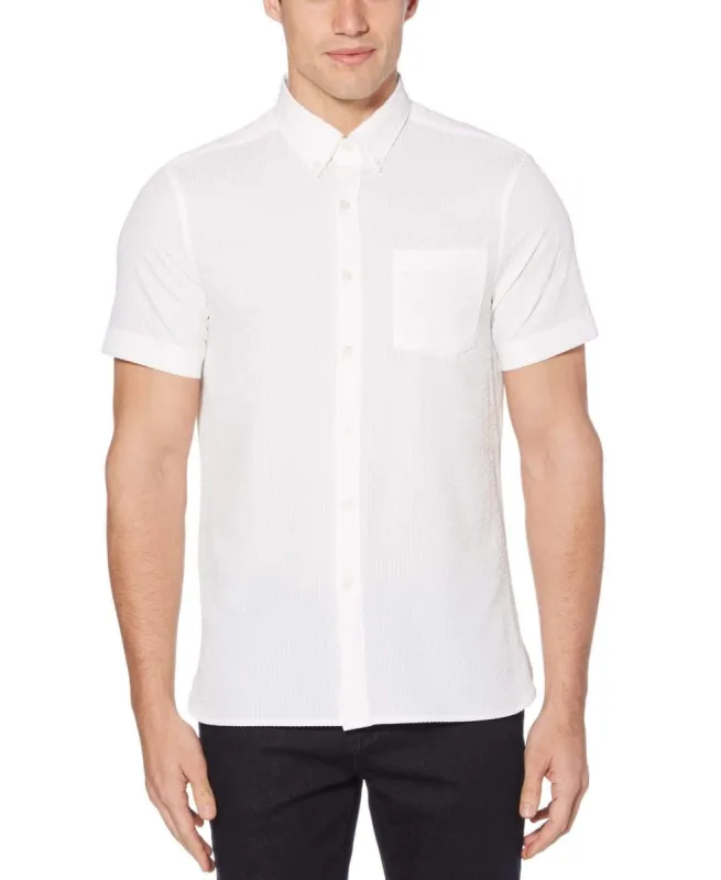 Total Stretch Seersucker Stretch Shirt sold by Perry Ellis
