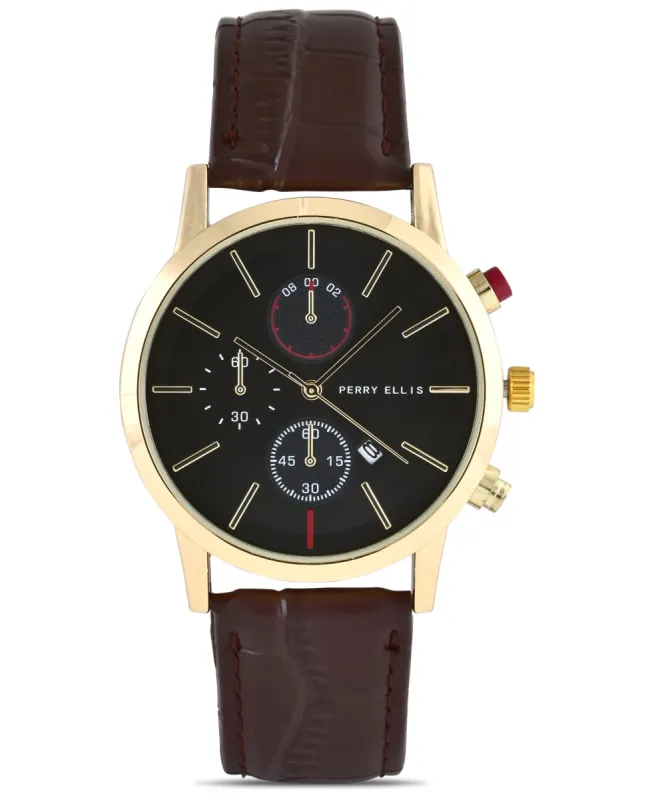 Croc Embossed Watch sold by Perry Ellis