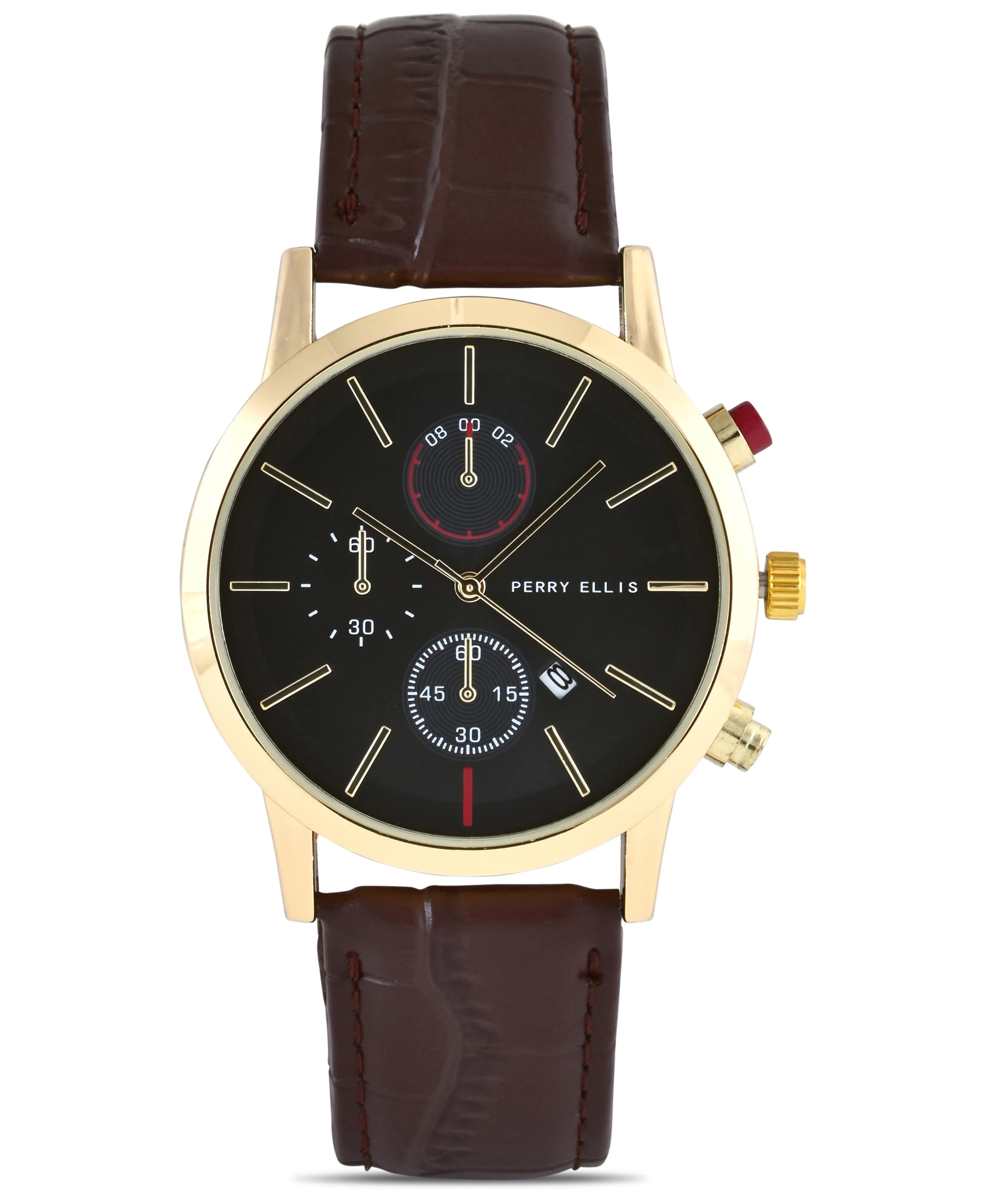 Croc Embossed Watch sold by Perry Ellis