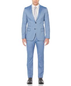 Very Slim Fit Iridescent Twill Suit Jacket sold by Perry Ellis