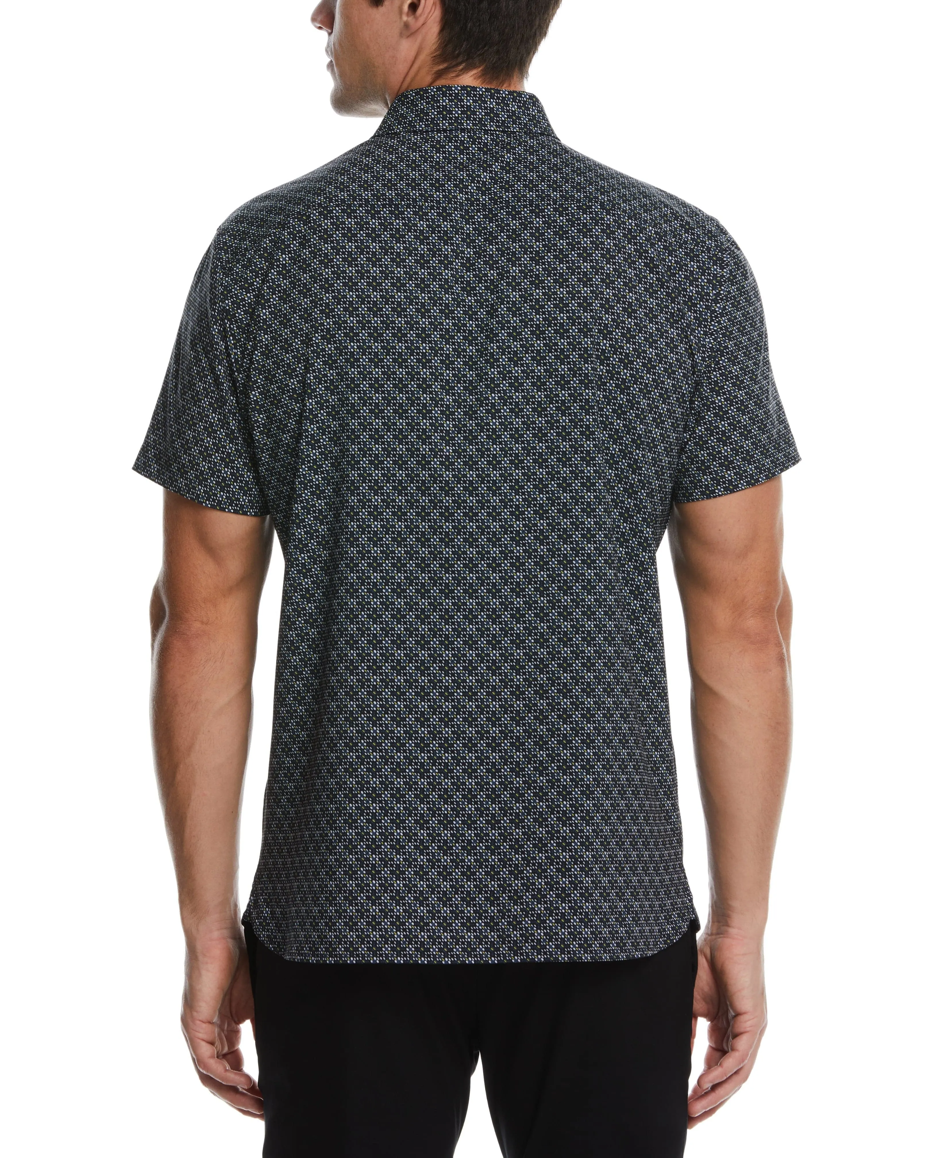 Total Stretch Micro Motif Print Shirt sold by Perry Ellis product image thumbnail 2