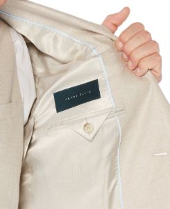 Linen Blend Herringbone Suit Jacket sold by Perry Ellis
