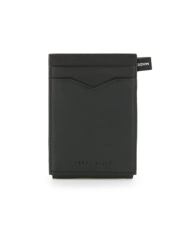 Leather Magnetic Card Case Wallet sold by Perry Ellis
