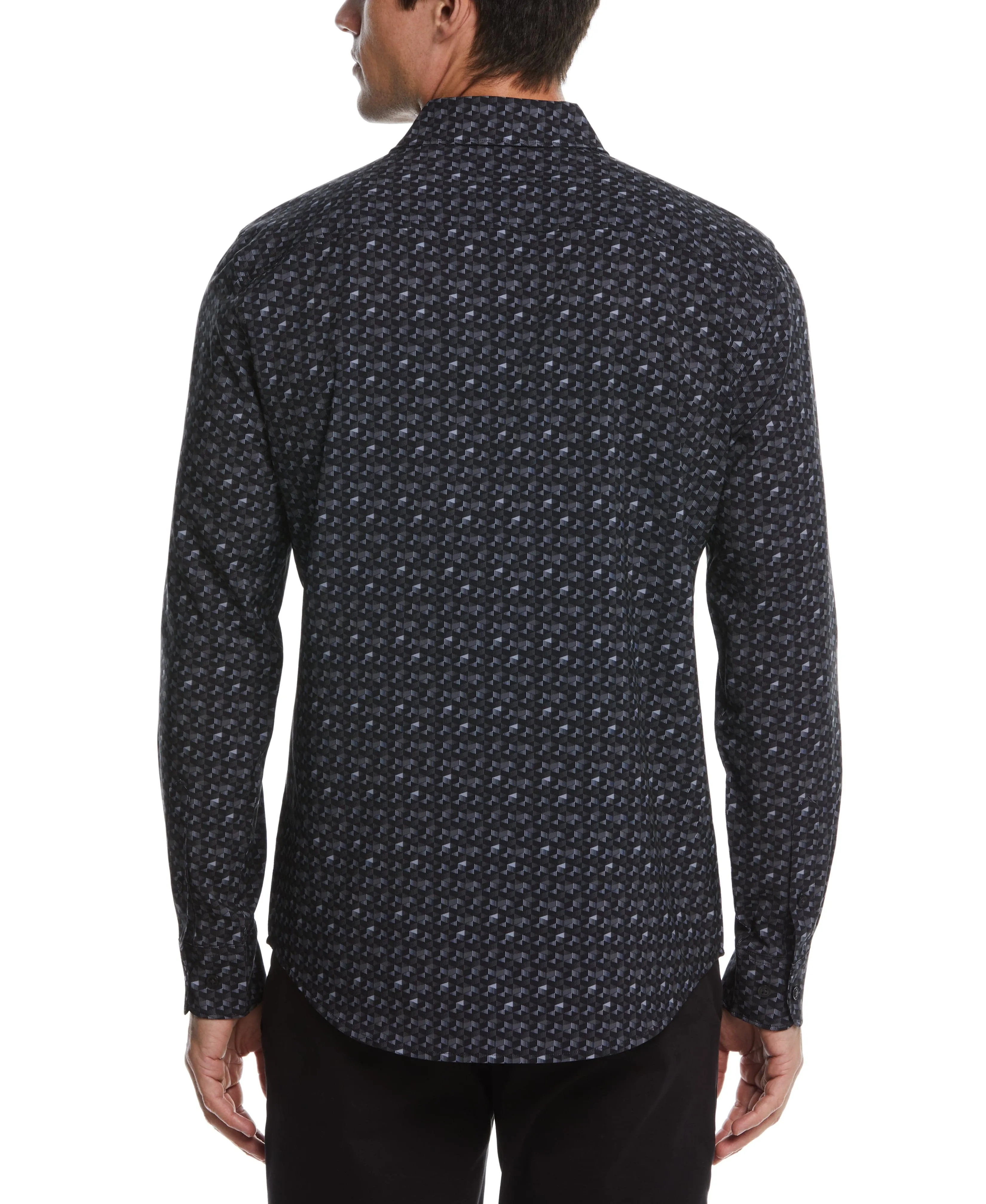 Total Stretch Geo Print Shirt sold by Perry Ellis product image thumbnail 2