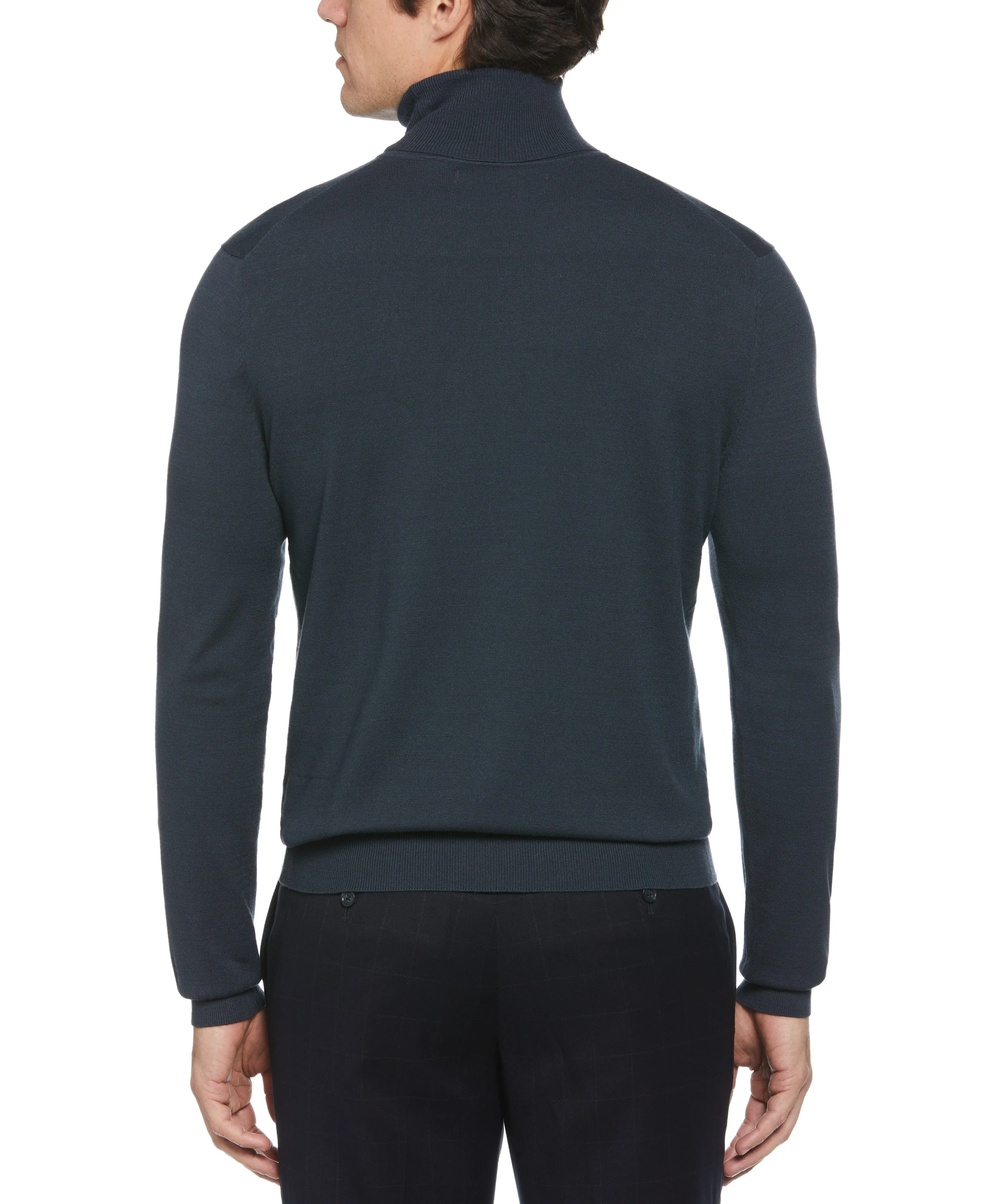 Solid Tech Knit Turtleneck Sweater sold by Perry Ellis product image thumbnail 2