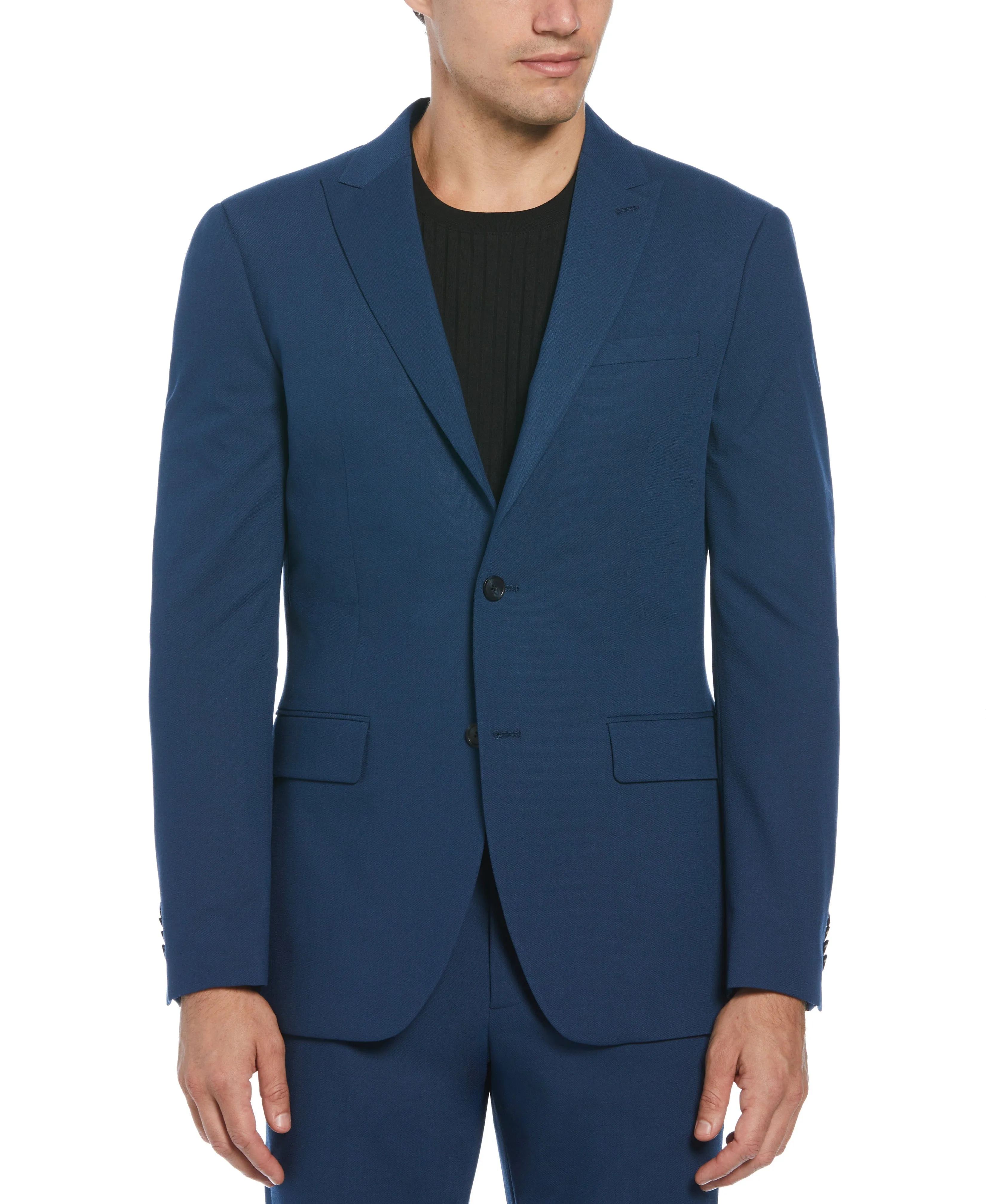 Slim Fit Gibraltar Sea Peak Lapel Louis Suit sold by Perry Ellis product image thumbnail 3