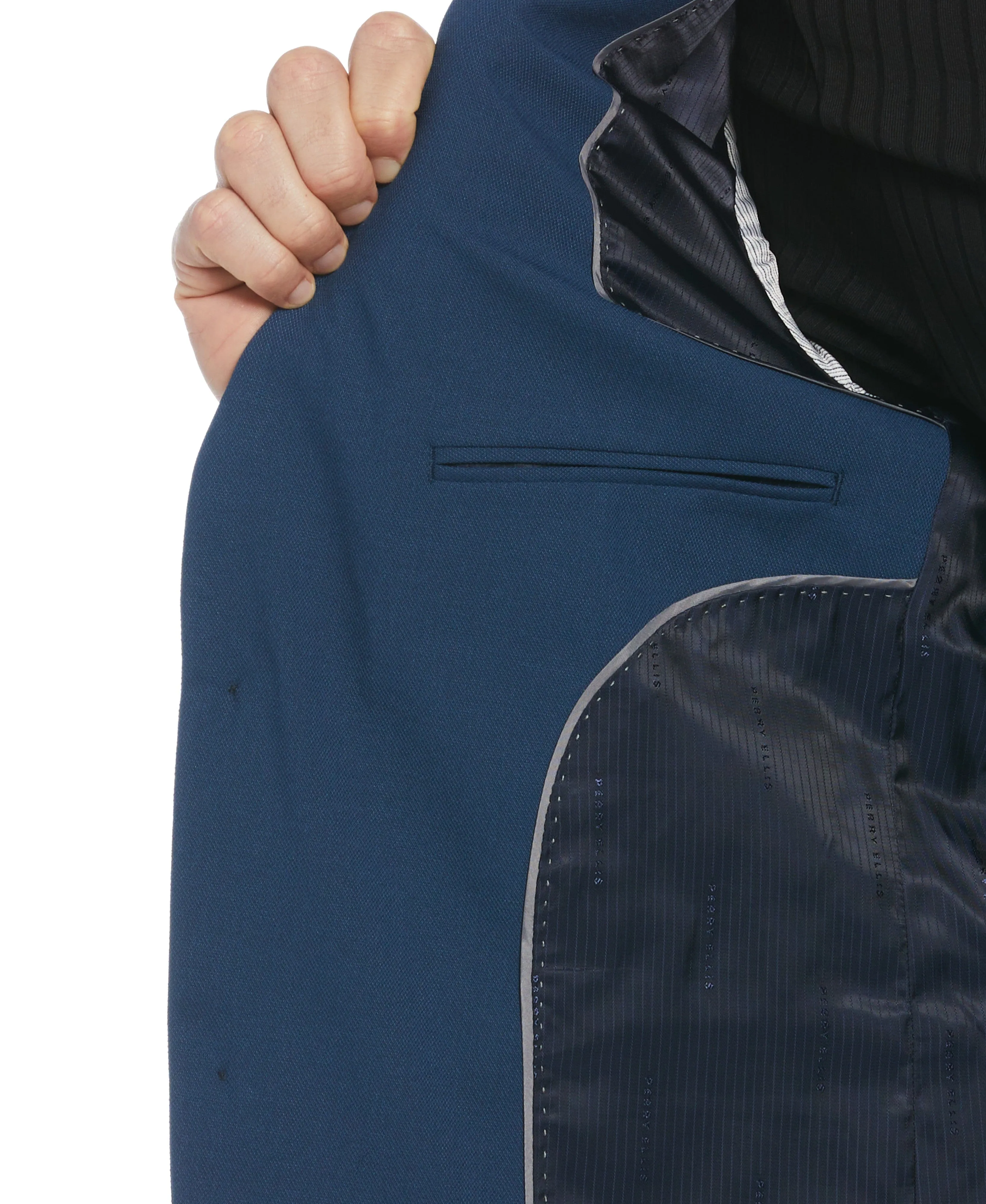 Slim Fit Gibraltar Sea Peak Lapel Louis Suit sold by Perry Ellis product image thumbnail 5