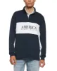 Mock Neck Fleece Pullover sold by Perry Ellis