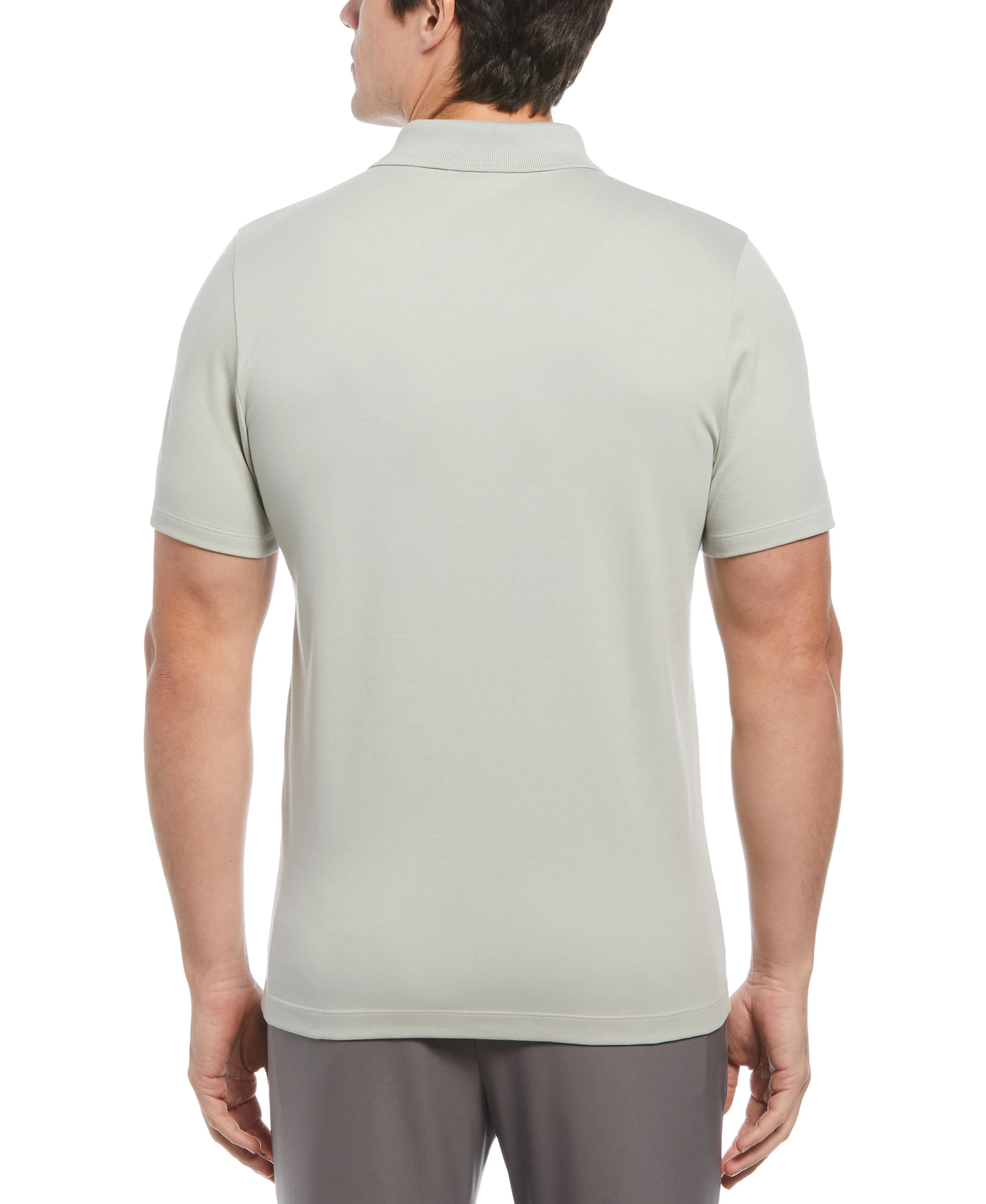 Split White Zip Polo sold by Perry Ellis product image thumbnail 2