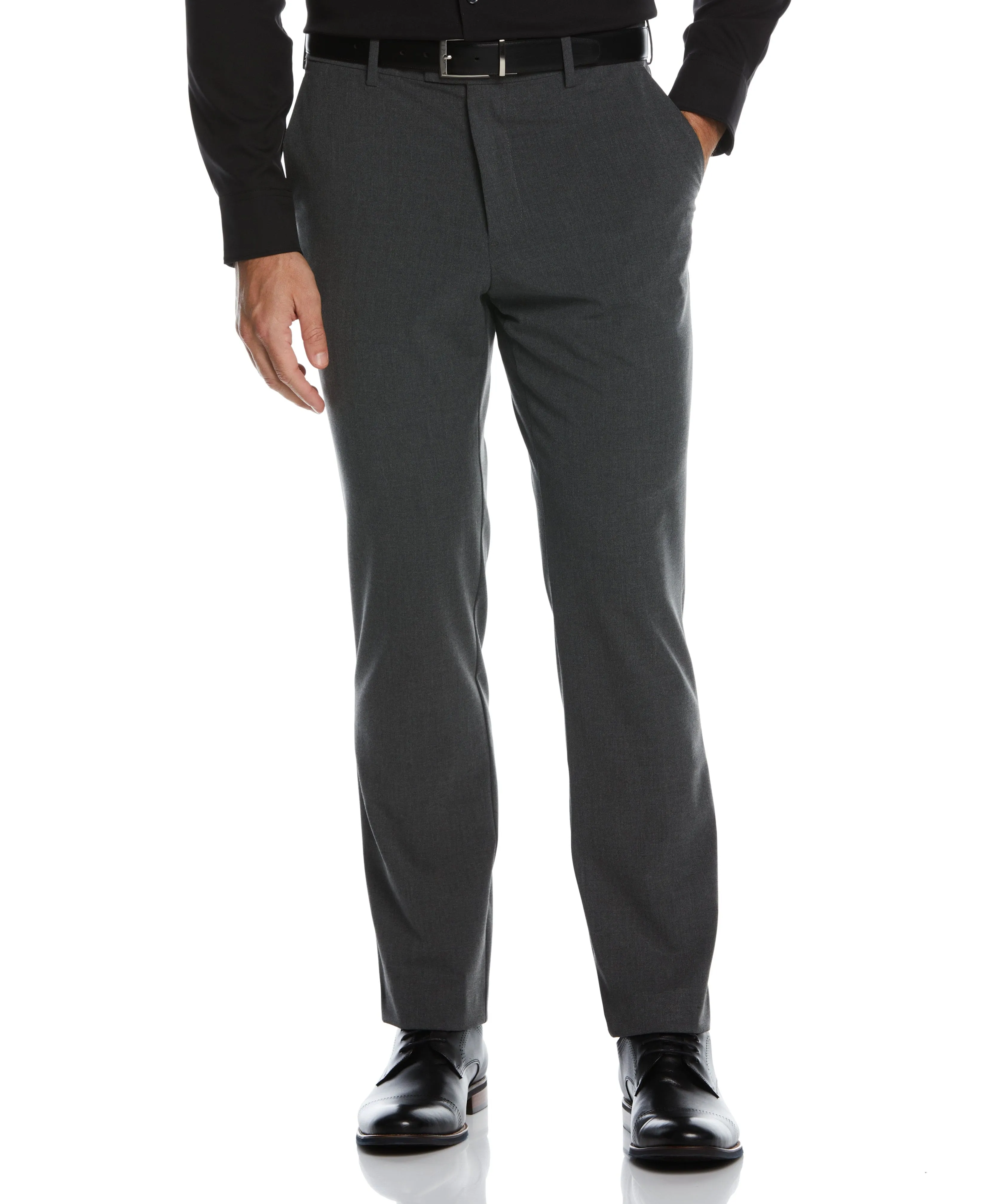 Slim Fit Stretch Textured Tech Suit Pant sold by Perry Ellis