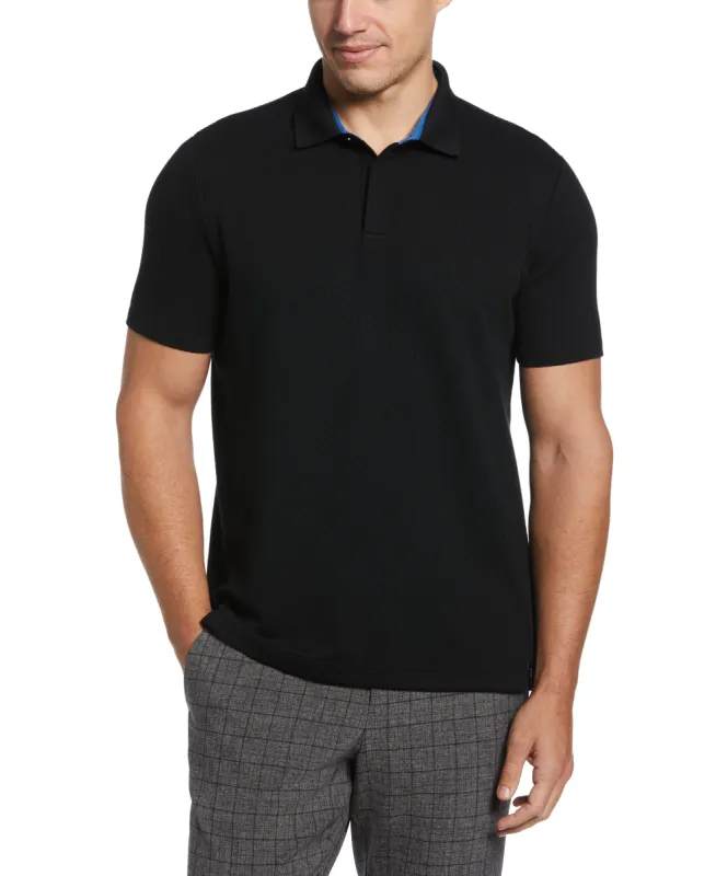Diamond Jacquard Polo sold by Perry Ellis