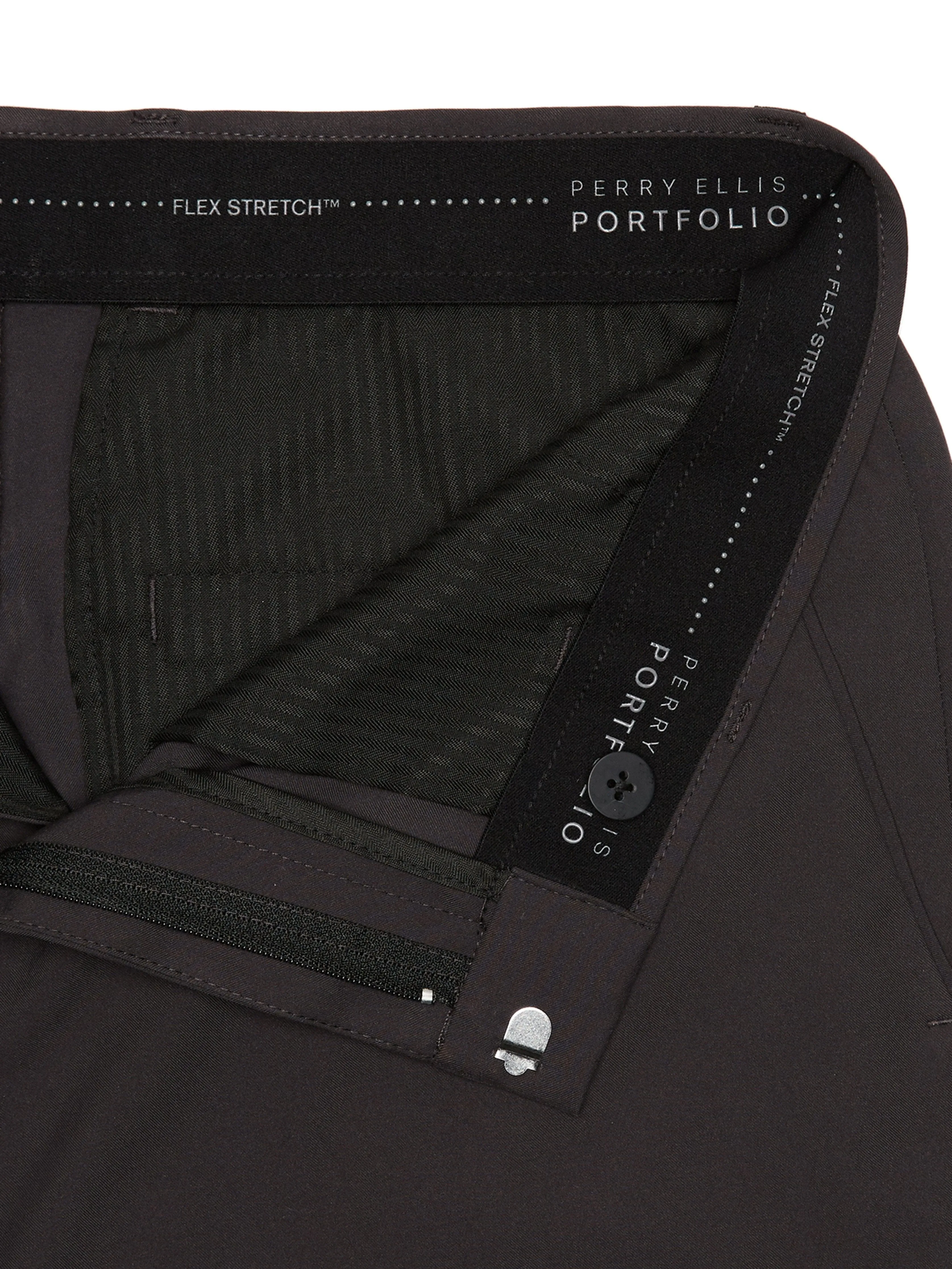 Very Slim Fit Solid Portfolio Pant sold by Perry Ellis product image thumbnail 3