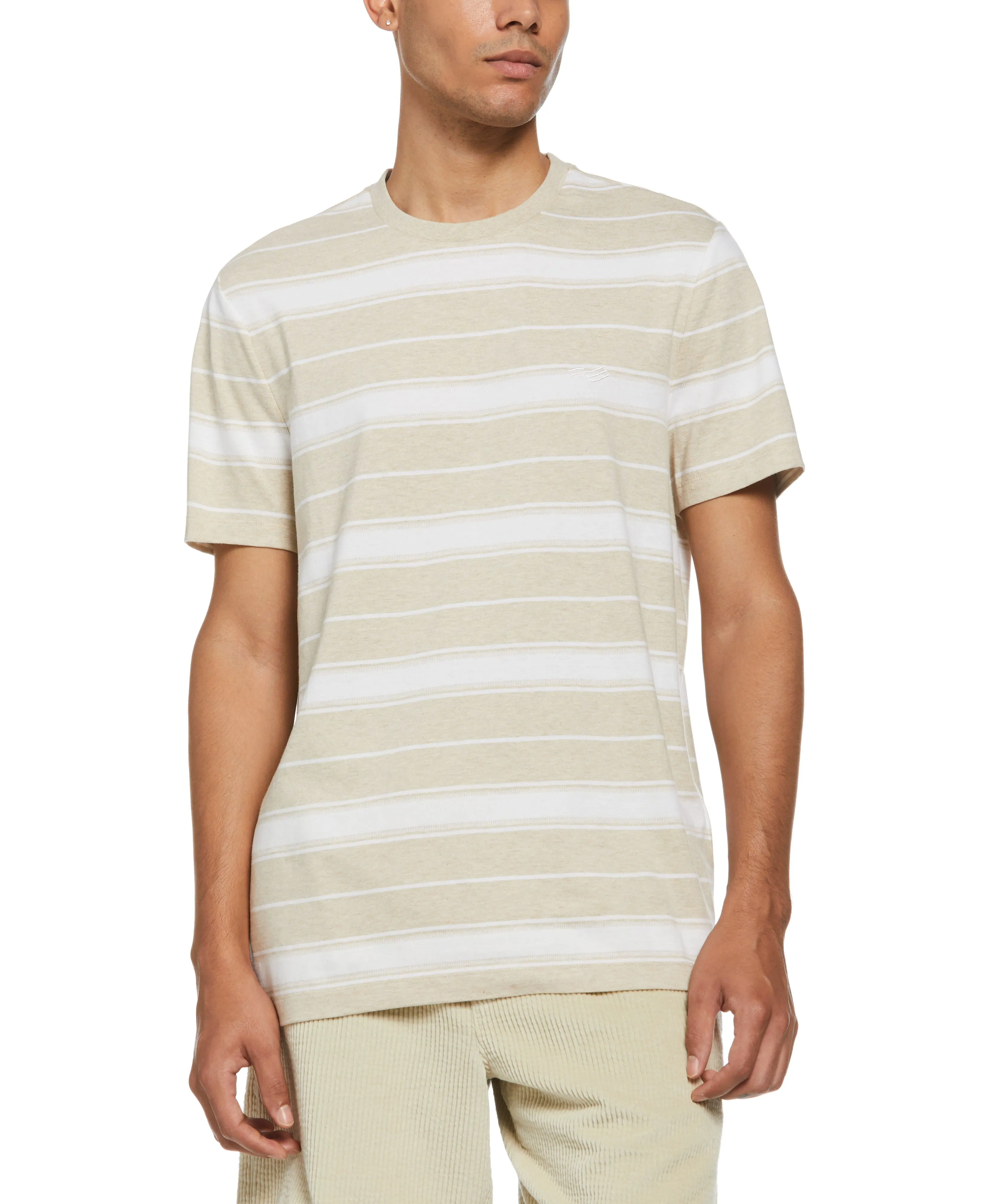 Short Sleeve Striped T-Shirt sold by Perry Ellis
