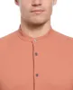 Untucked Total Stretch Slim Fit Banded Collar Shirt sold by Perry Ellis