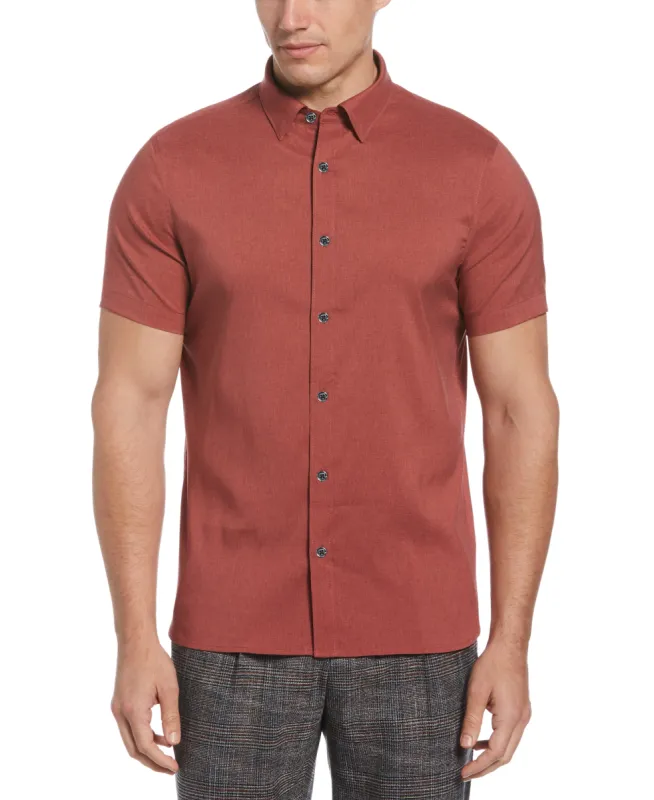 Big & Tall Total Stretch Heather Shirt sold by Perry Ellis