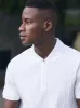 Ribbed Quarter Zip Polo sold by Perry Ellis