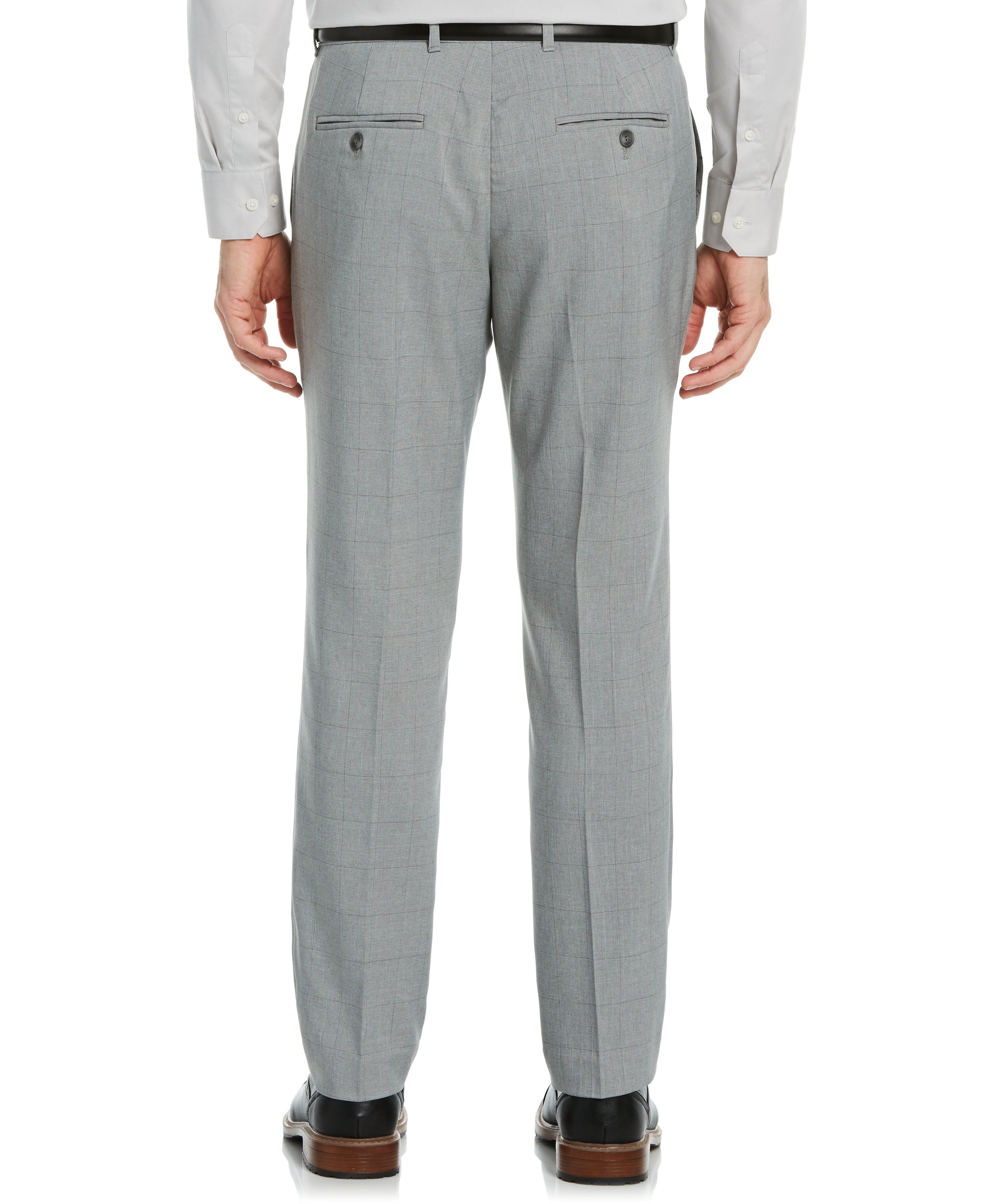 Modern Fit Windowpane Dress Pant sold by Perry Ellis product image thumbnail 2