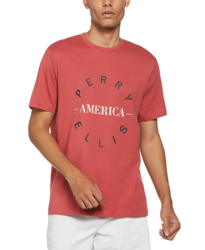 Circle Graphic T-Shirt sold by Perry Ellis