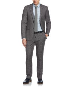 Very Slim Fit Subtle Plaid Suit Jacket sold by Perry Ellis