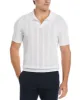 Mesh Stripe Sweater Polo sold by Perry Ellis