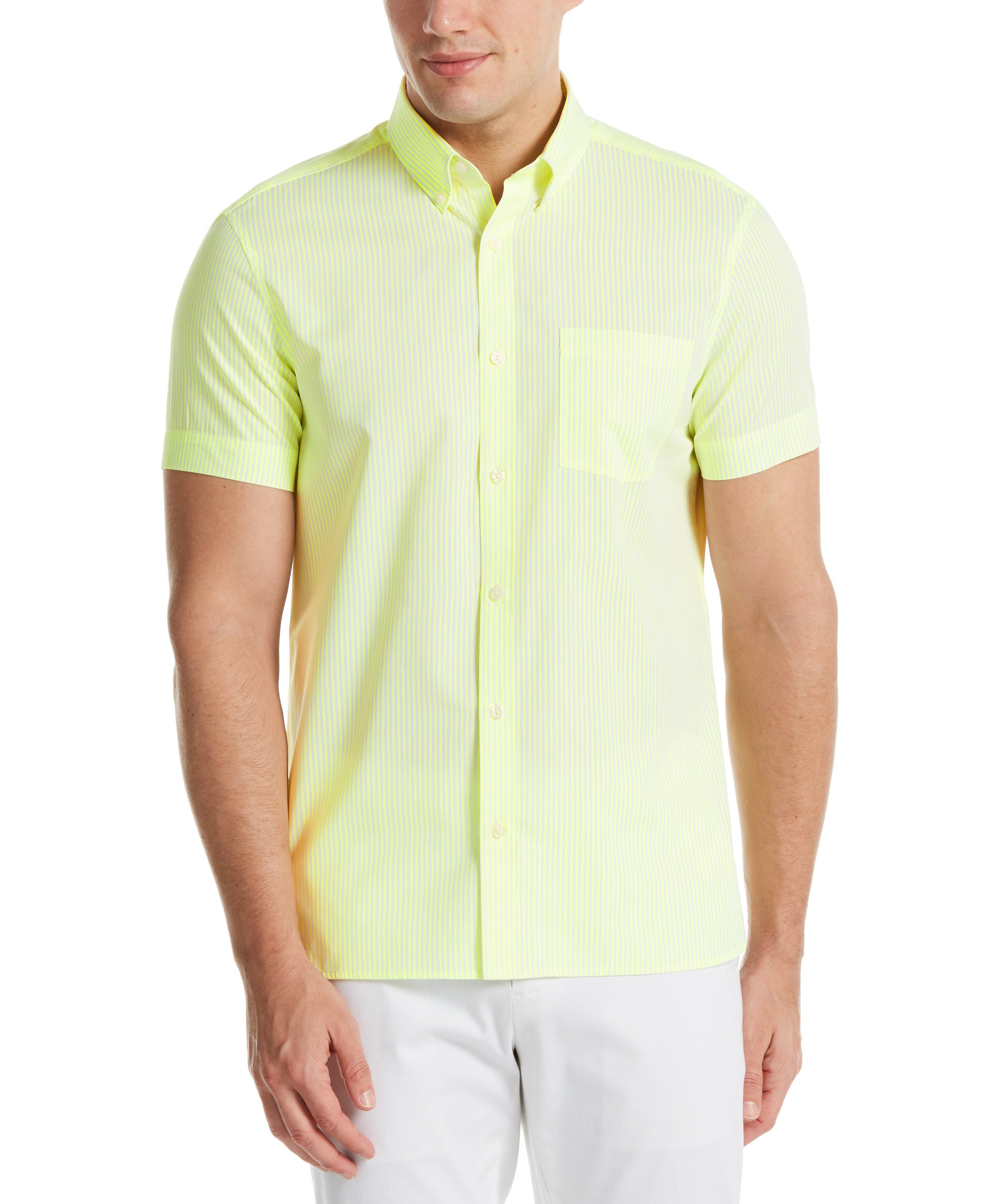 Neon Stripe Shirt sold by Perry Ellis