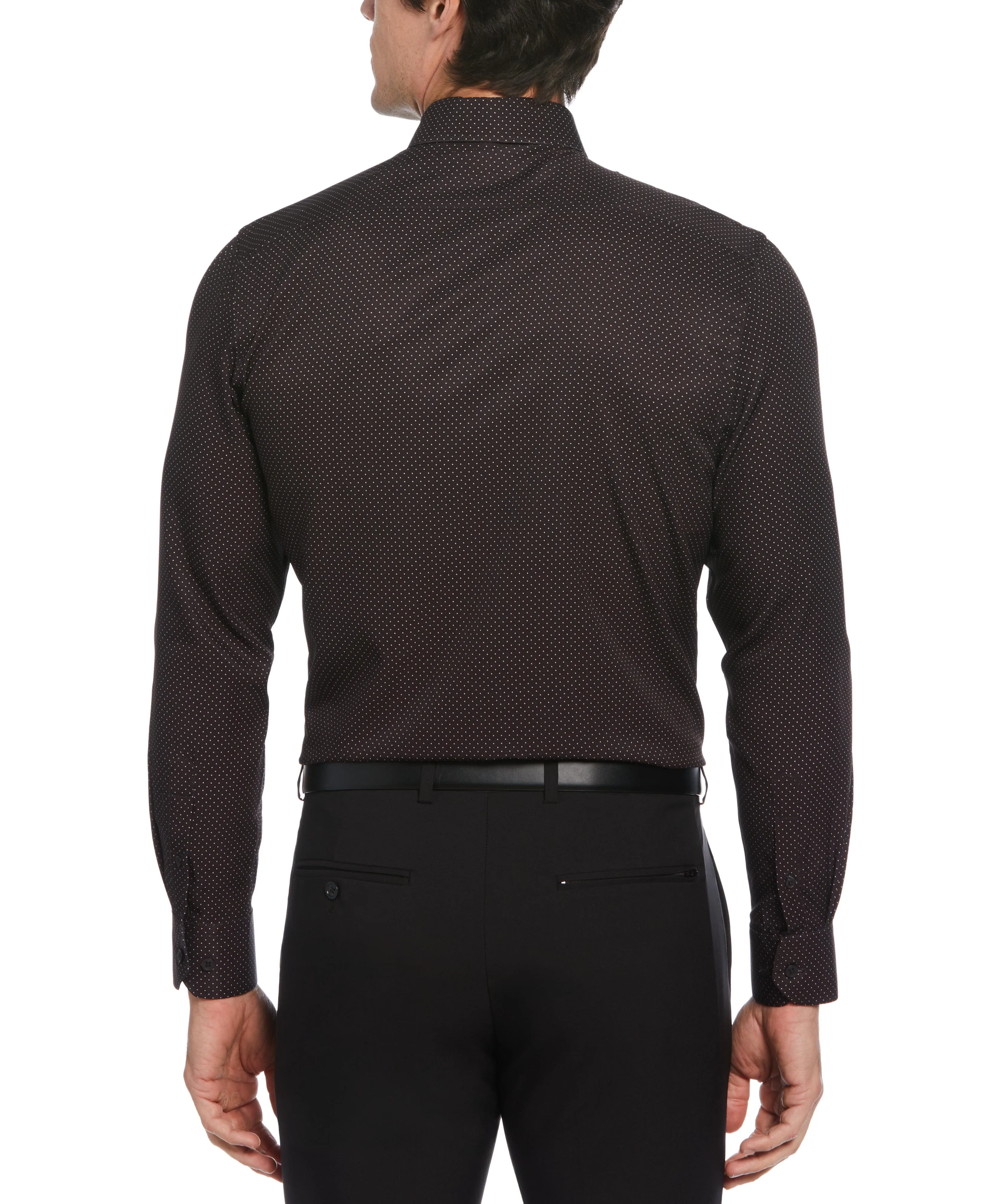 Slim Fit Total Stretch Dot Dress Shirt sold by Perry Ellis product image thumbnail 2