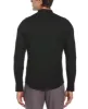 Untucked Total Stretch Slim Fit Banded Collar Shirt - Black sold by Perry Ellis