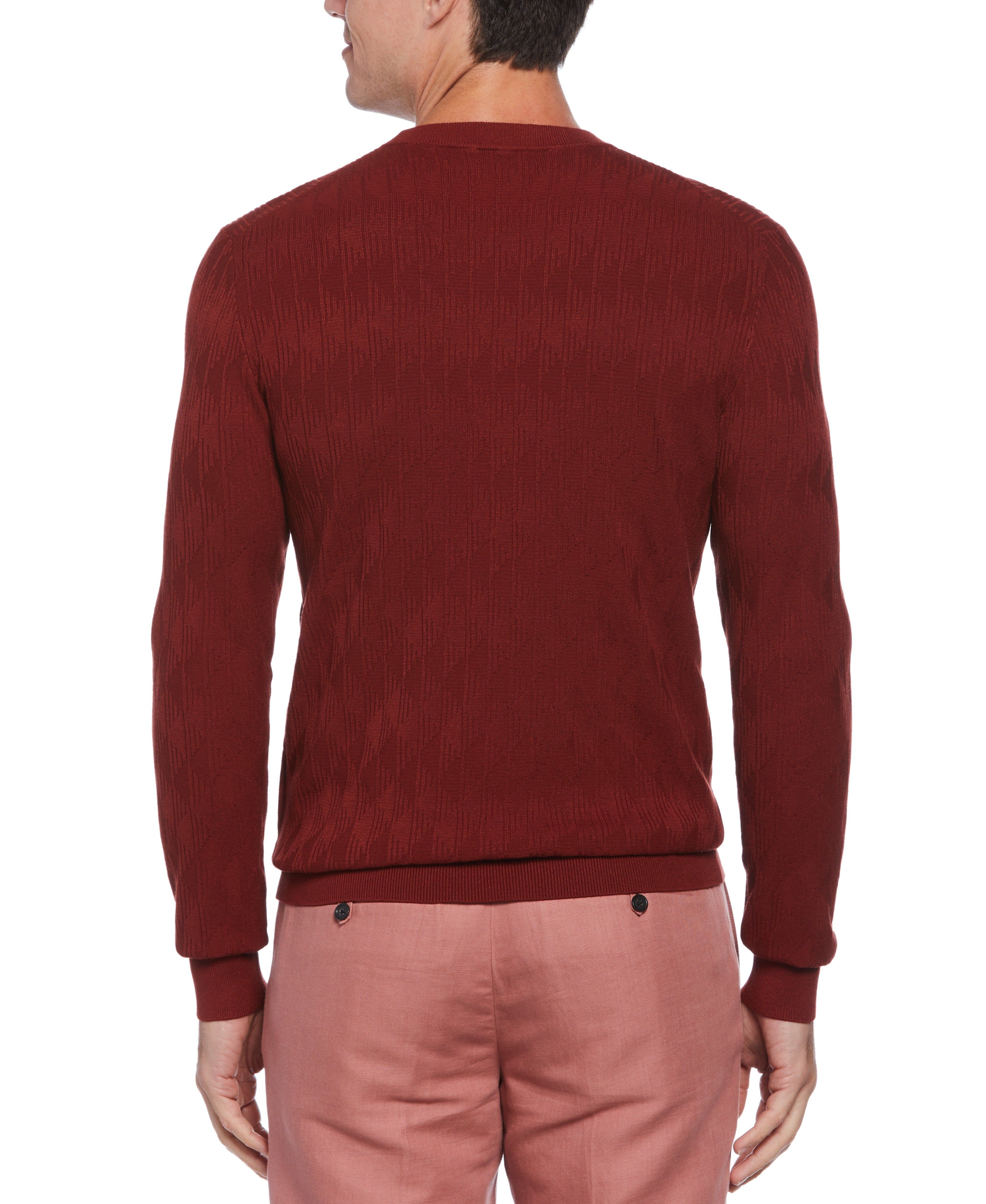 Tech Stitch Crew Neck Sweater sold by Perry Ellis product image thumbnail 2