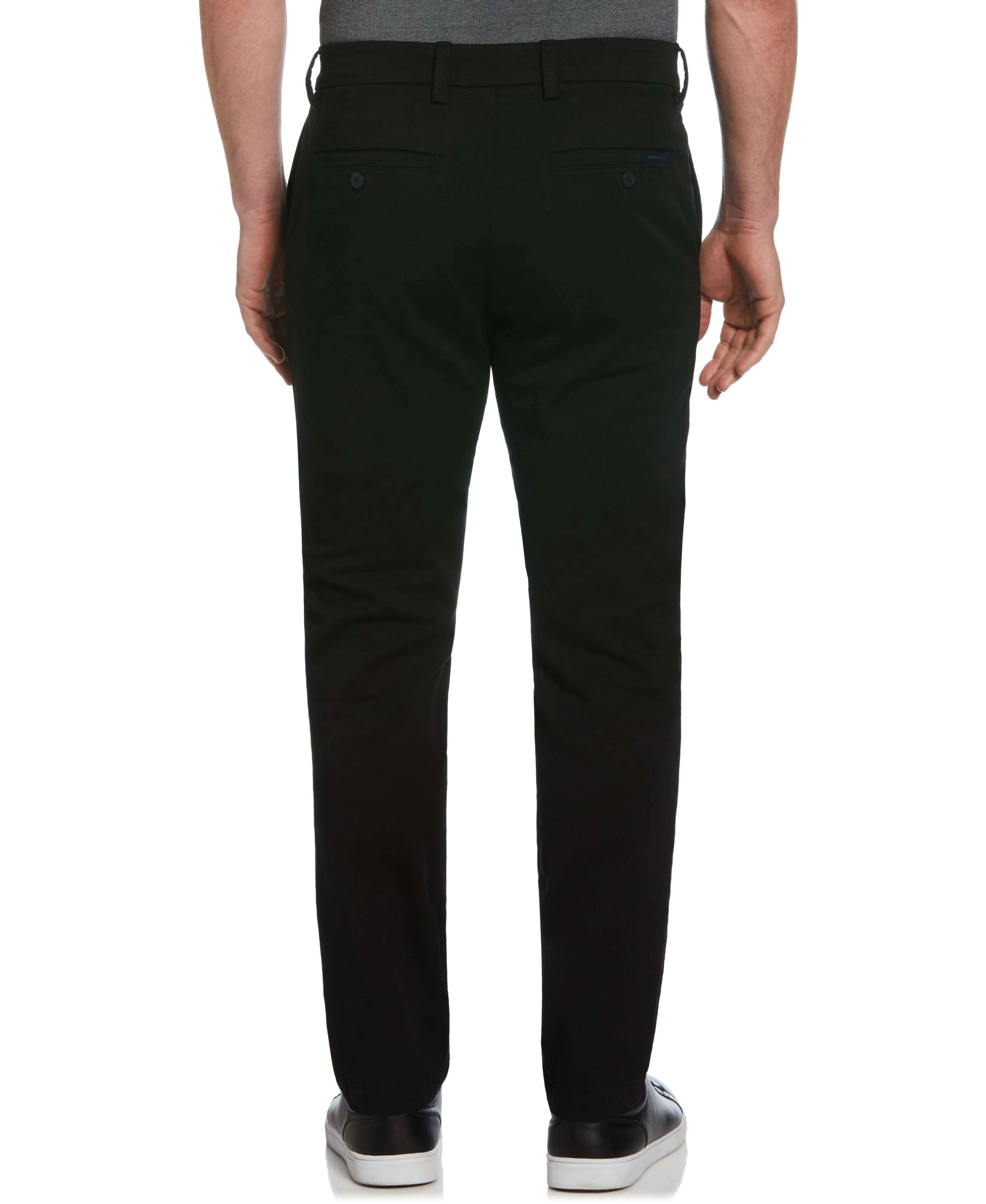 Slim Fit Dyed Solid Twill Chino Pant sold by Perry Ellis product image thumbnail 2
