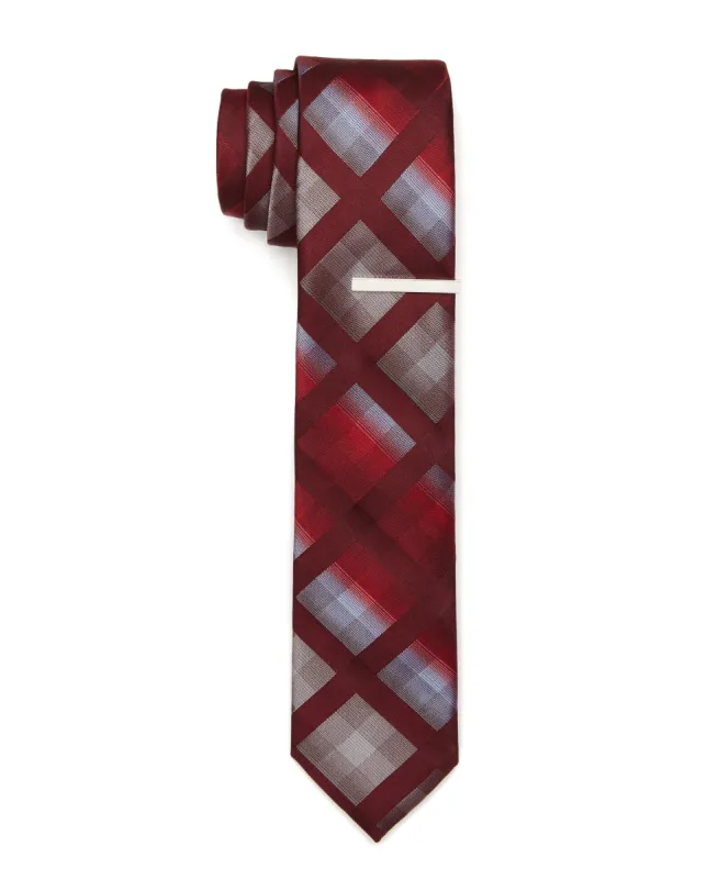 Lewis Plaid Tie sold by Perry Ellis