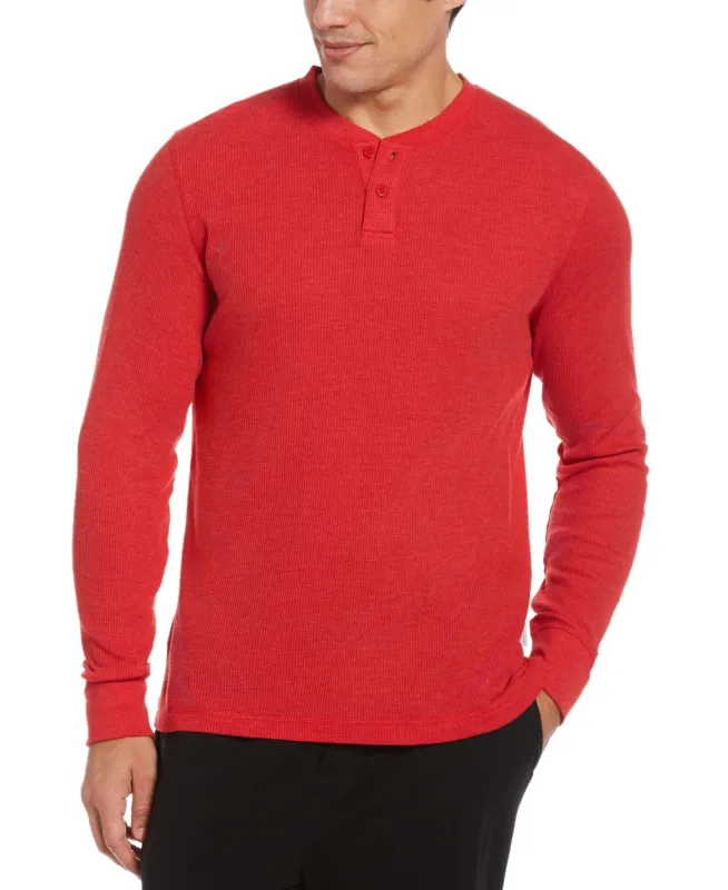Thermal Heather Henley Sleep Shirt sold by Perry Ellis