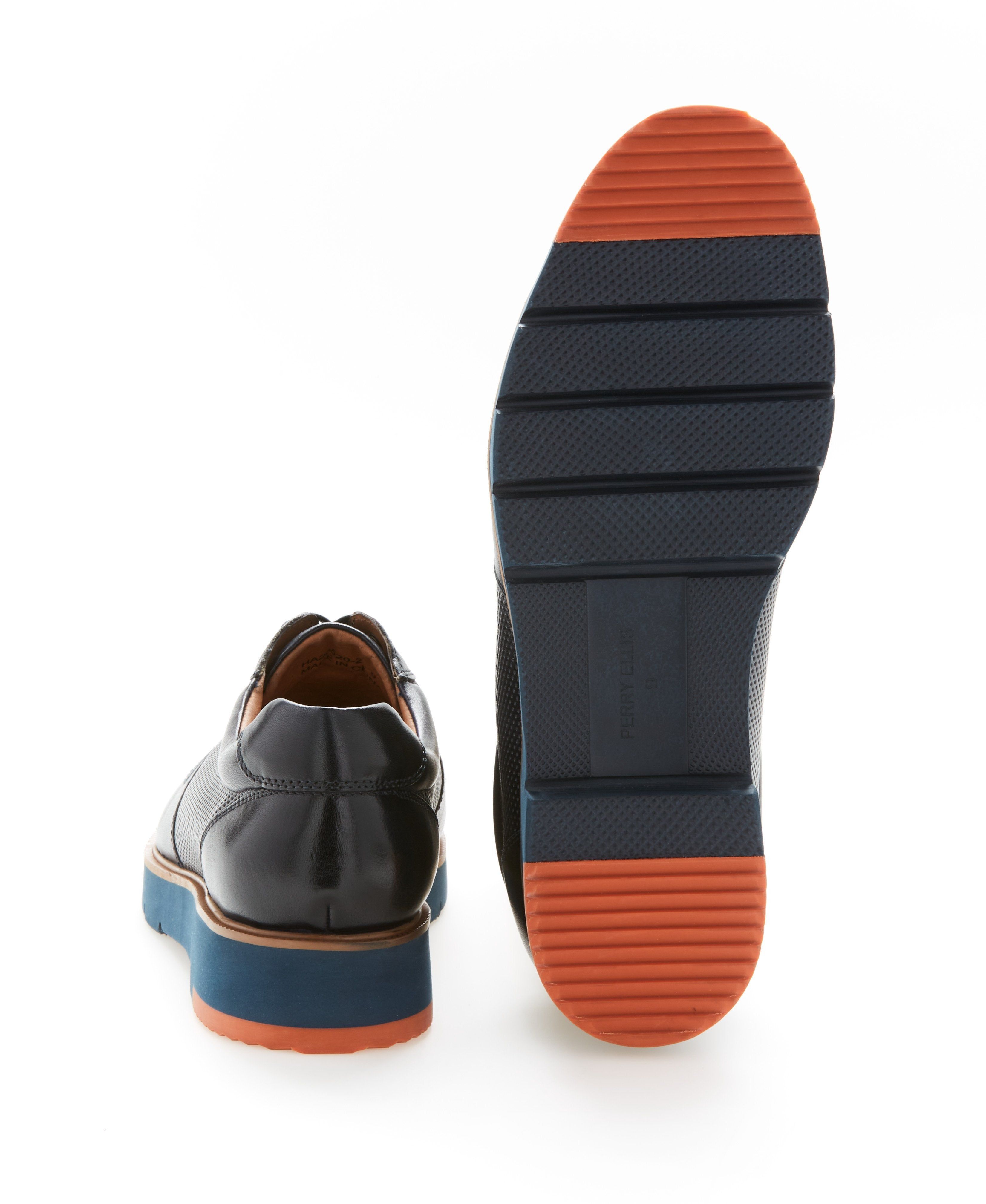 Burnished Leather Oxford Sneaker sold by Perry Ellis product image thumbnail 3