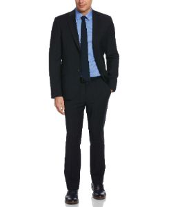 Slim Fit Wool Blend Plaid Stretch Suit Jacket sold by Perry Ellis