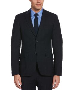 Slim Fit Wool Blend Plaid Stretch Suit Jacket sold by Perry Ellis