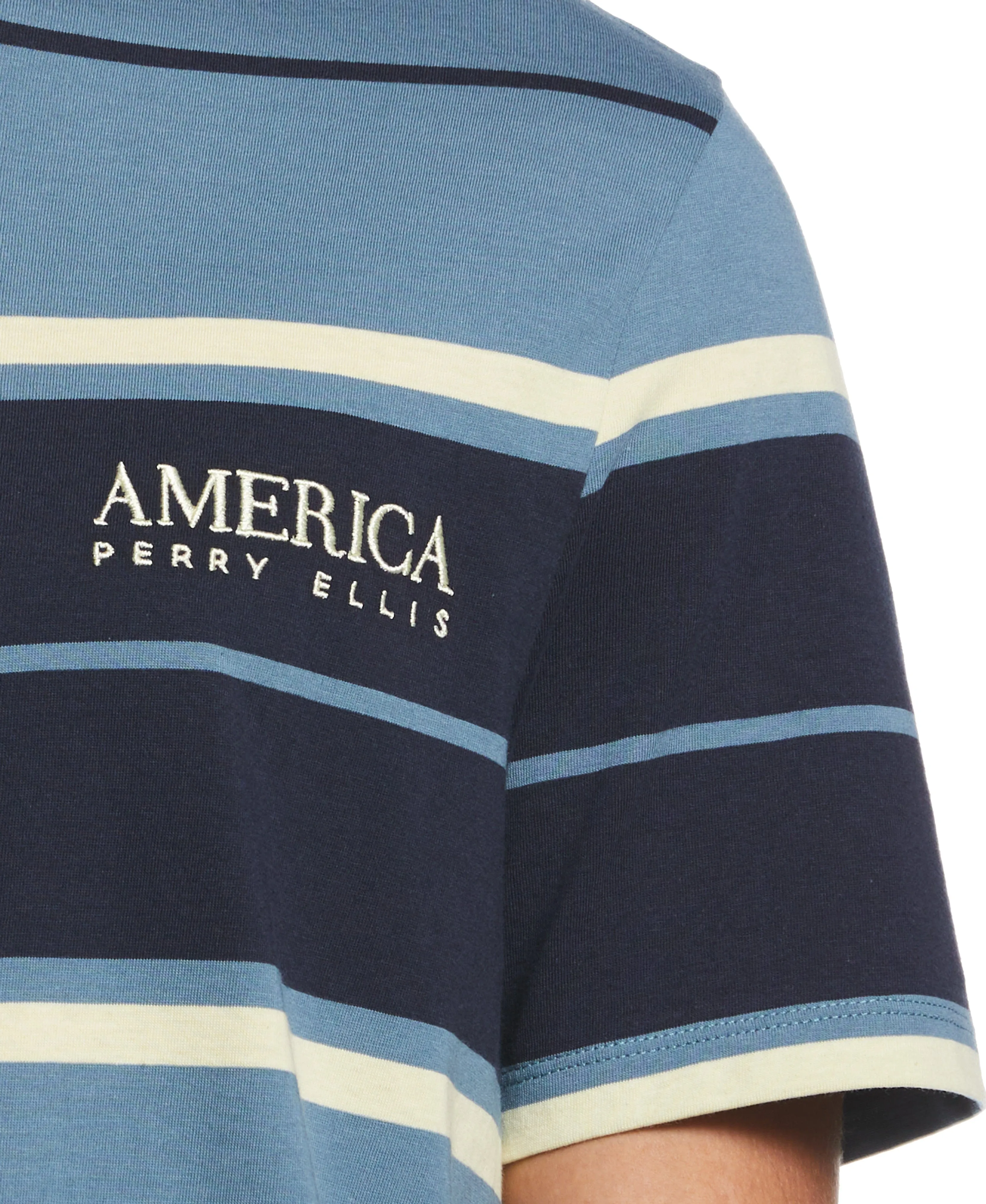 Yarn Dye Stripe Shirt sold by Perry Ellis product image thumbnail 3
