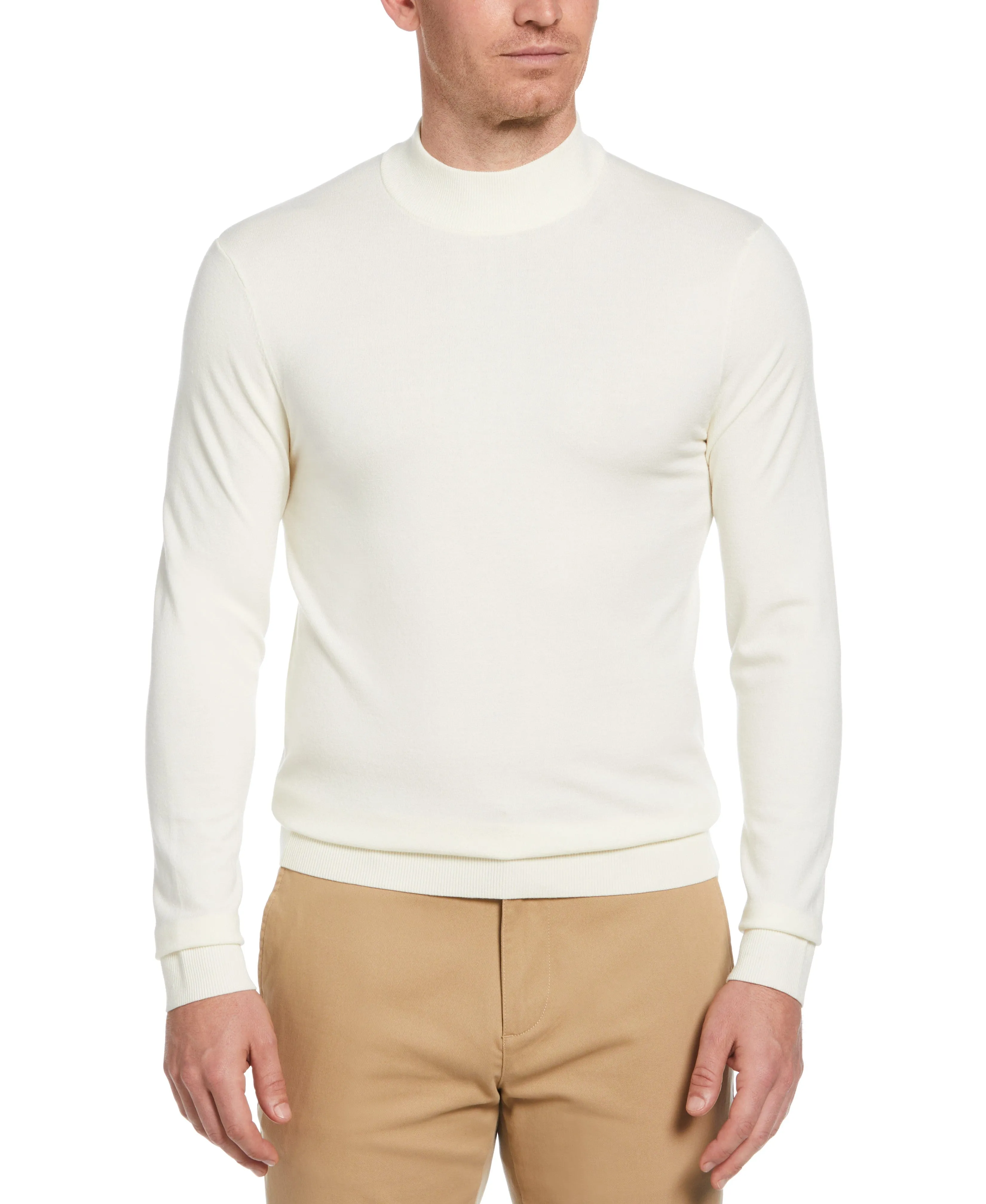 Tech Knit Mock Neck Pullover Sweater sold by Perry Ellis