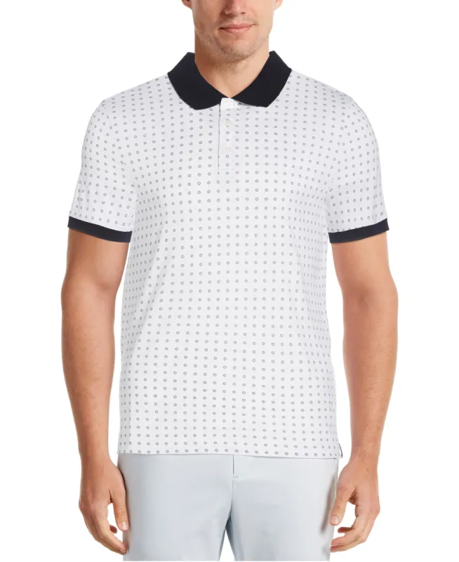 Color Block Collar Polo sold by Perry Ellis