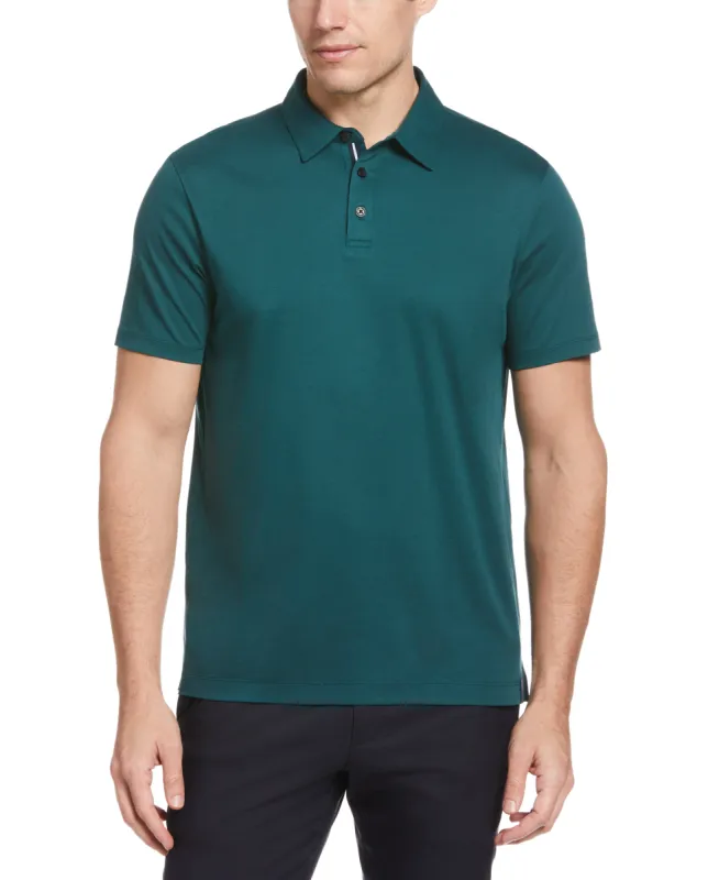 Smart Interlock Solid Polo sold by Perry Ellis