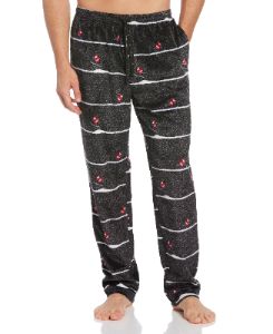 Silky Fleece Santa Ski Print Pant sold by Perry Ellis