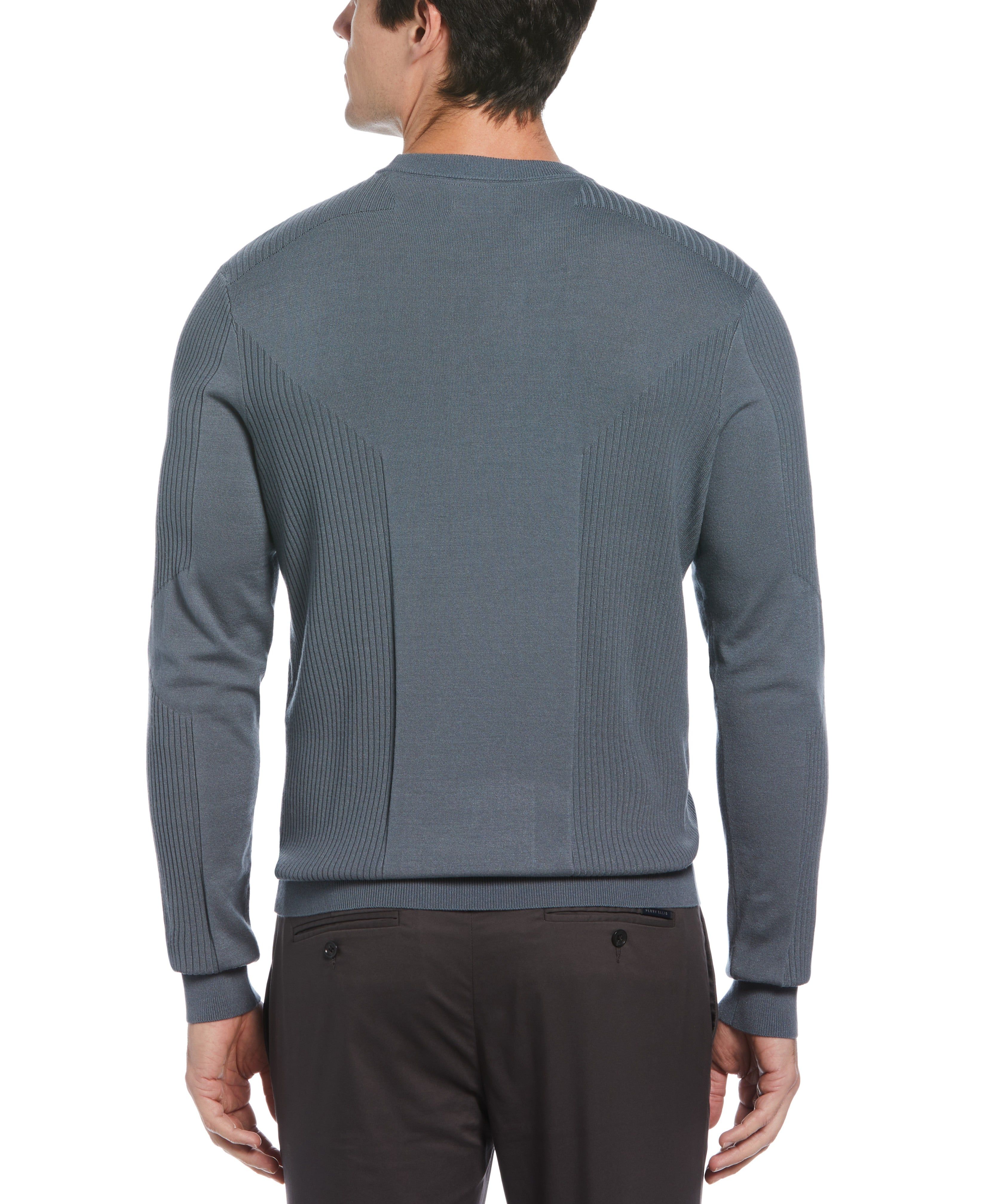 Tech Ribbed Crew Neck Sweater sold by Perry Ellis product image thumbnail 2