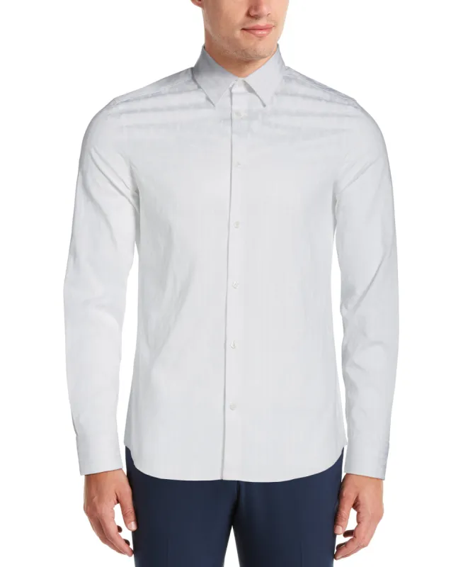 Slim Fit Floral Shirt with Collar Stays sold by Perry Ellis